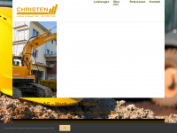 christen-bau-ag.ch Webseite Vorschau