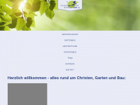 christen-gartenbau.ch Webseite Vorschau