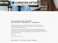 christen-optik.ch Webseite Vorschau