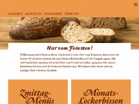 christenbeck.ch Webseite Vorschau