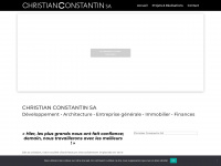 christian-constantin.ch Webseite Vorschau