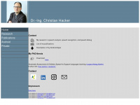 christian-hacker-online.de Webseite Vorschau