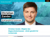 christian-zander.de Webseite Vorschau