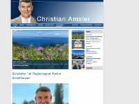 christianamsler.ch Webseite Vorschau