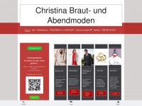 christina-brautmoden.de Webseite Vorschau