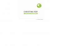 christina-hof.de Webseite Vorschau