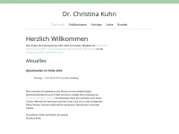 christina-kuhn.de Webseite Vorschau