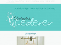 christine-lederer.de Webseite Vorschau