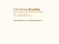 christine-kunkis.de Webseite Vorschau