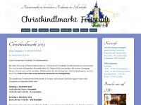 christkindlmarkt-freistadt.at Webseite Vorschau