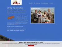 christl-alm.at Webseite Vorschau