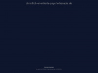 christlich-orientierte-psychotherapie.de Webseite Vorschau
