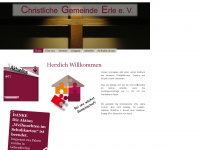 christliche-gemeinde-erle.de Webseite Vorschau