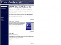 christofwehner.de Webseite Vorschau
