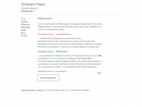 christoph-freyer.at Webseite Vorschau