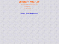christoph-knittel.de Webseite Vorschau
