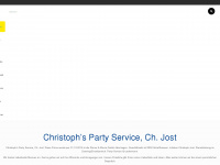 christoph-partyservice.ch Webseite Vorschau