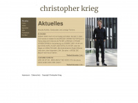 christopher-krieg.de Webseite Vorschau