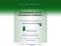 christopherus-hundefutter.de Webseite Vorschau