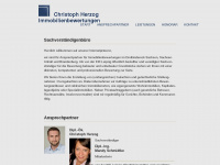 christophherzog.de Webseite Vorschau