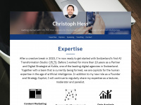 christophhess.ch Webseite Vorschau
