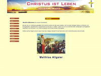 christus-ist-leben.de Webseite Vorschau