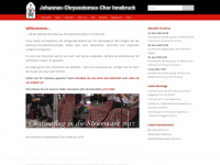 chrysostomoschor.at Webseite Vorschau