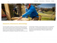chvb-holzbau.ch Webseite Vorschau
