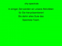 chy-spectrale.de Webseite Vorschau