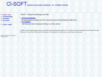 ci-soft.de Webseite Vorschau