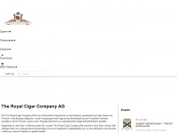 cigarcompany.ch Webseite Vorschau