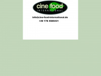 cine-food.de Webseite Vorschau