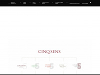 cinq-sens.ch Webseite Vorschau