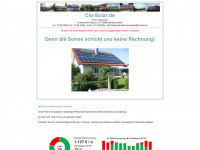 cio-solar.de Webseite Vorschau