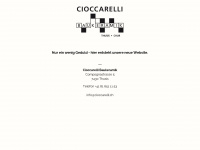 cioccarelli.ch Webseite Vorschau