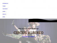 circus-albireo.de Webseite Vorschau
