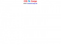 cis-cargo.de Webseite Vorschau