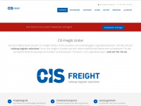 cis-freight.de Webseite Vorschau