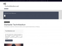 techniklexikon.net Webseite Vorschau
