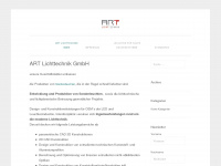 art-lichttechnik.at Webseite Vorschau