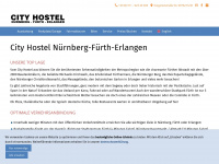 city-hostel-nuernberg.de Webseite Vorschau