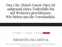 city-hotel-garni-diez.de Webseite Vorschau