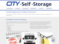 city-self-storage.de Webseite Vorschau