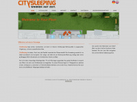 city-sleeping.de Webseite Vorschau