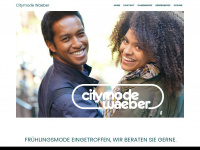 citymodewaeber.ch Webseite Vorschau