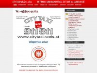citytaxi-wels.at Webseite Vorschau