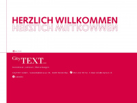 citytext.ch Webseite Vorschau