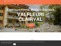 clairvalfleuri.ch Webseite Vorschau