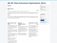 clara82.de Webseite Vorschau