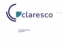 claresco.de Webseite Vorschau